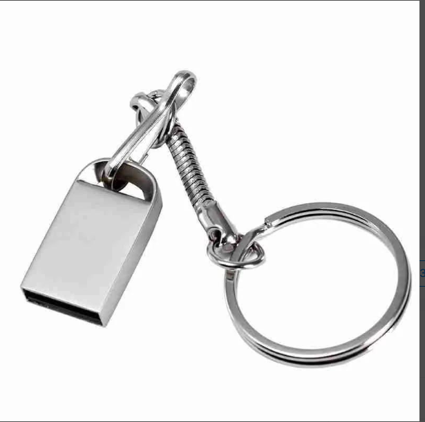 Pendrive Modão Raiz metálico com chaveiro de aço
